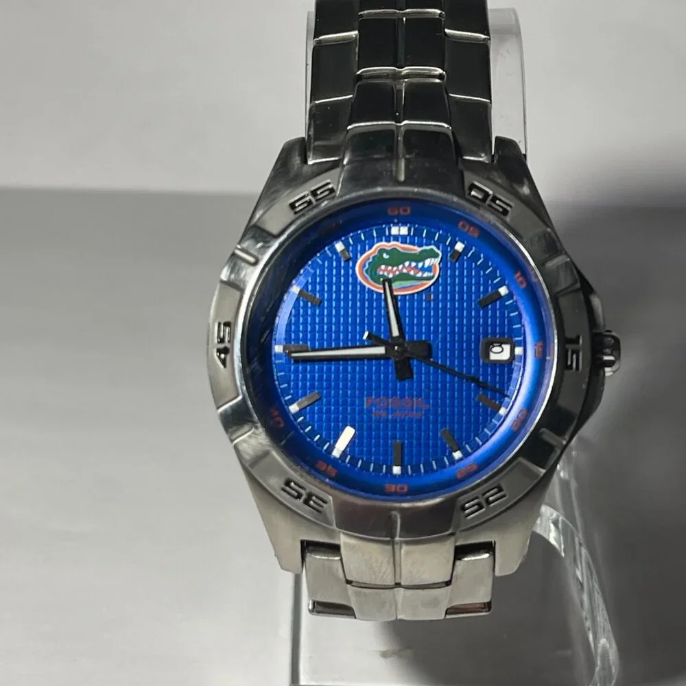 Florida Gators NCAA Stainless-Steel Watch by Fossil NEW (RARE)